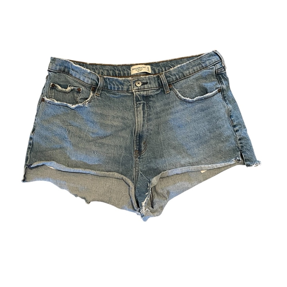 Abercrombie & Fitch The Mom High Rise Curve Love 34/18 Short SOLD OUT ONLINE